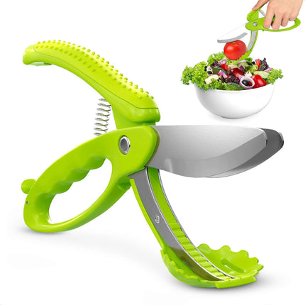 Salad Scissors Lettuce Shredder Chopper Kitchen Salad Tool.