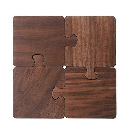 Natural Wooden Puzzle Drink Coaster for Drinks.