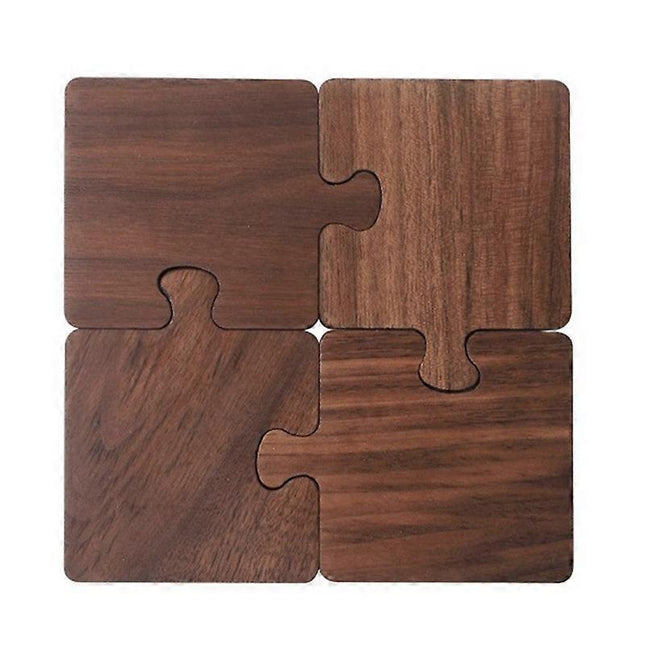 Natural Wooden Puzzle Drink Coaster for Drinks.