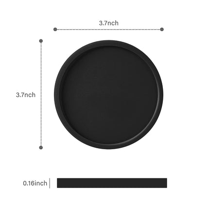 4pcs Silicone Drink Coasters Non-Slip Cup Mats for Hot Cold Drinks Coffee.
