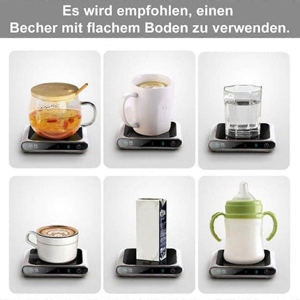 Ceramic Heated Drink Coaster Mug Cup Warmer Thermo Coaster Elegant.