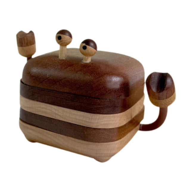 Wooden Square Drink Coasters for Kitchen Countertop Restaurant.
