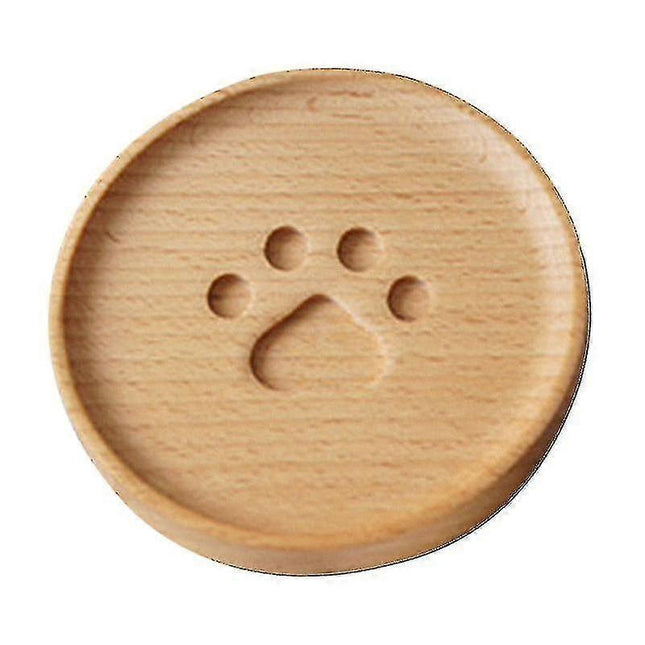 Wooden Log Drink Coasters Insulation Pad for Tea Cup.