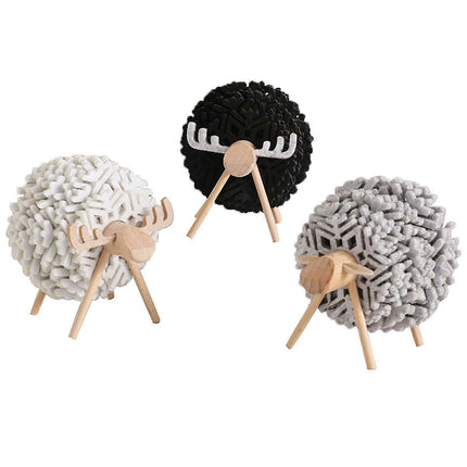Sheep Shaped Round Insulated Drink Coaster.