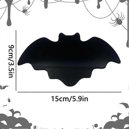 Halloween Bat Shaped Drink Coasters Non-Slip Tableware Mats.