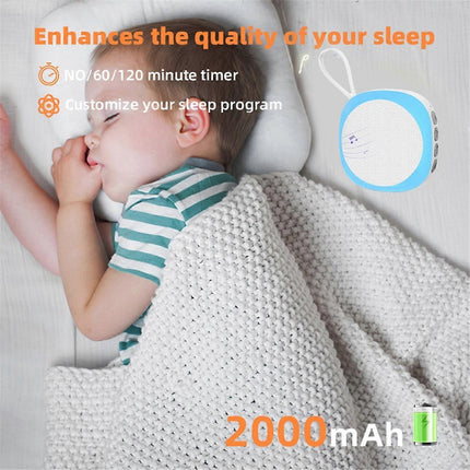 White Noise Machine with 14 Sounds and Night Light White.