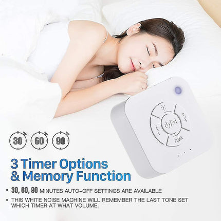 Portable White Noise Sound Machine Lullaby Sound Therapy Soother.
