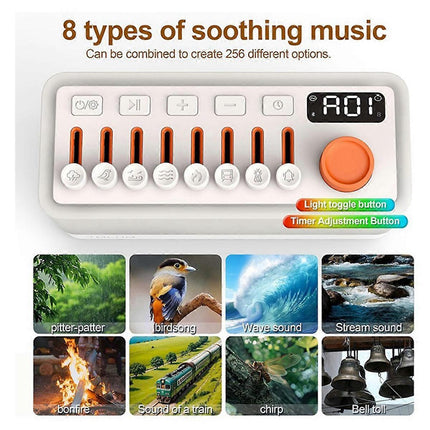 White Noise Sleep Sound Machine for Bedroom or Travel.