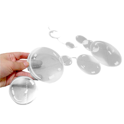 2Pcs Bubble Hanging Flags for Home-White.