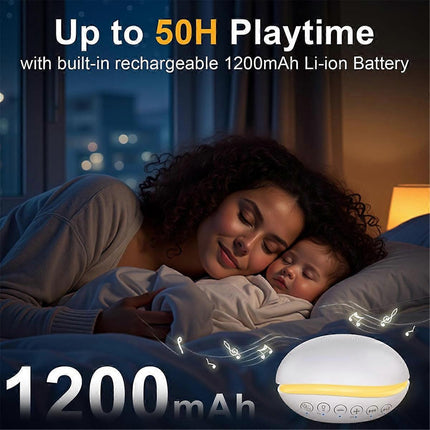 Portable White Noise Machine Sound Therapy for Home Travel Relaxation.