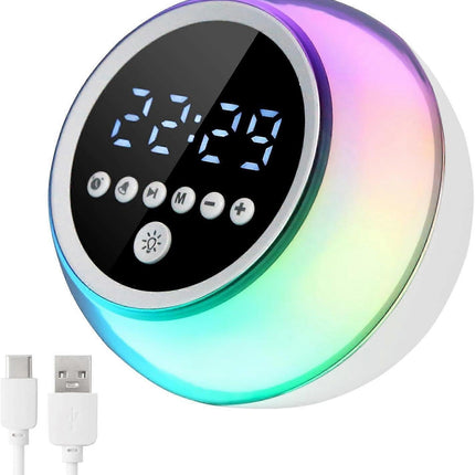 White Noise Machine Sleep Sound Device with Color Changing Lamp.
