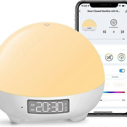White Noise Machine with LED Light Intelligent Sleep Aid Device.