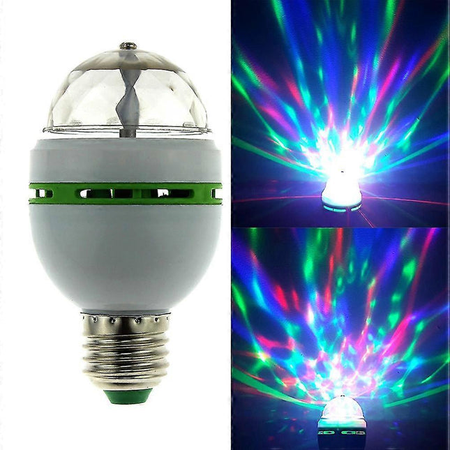 LED Rotating Disco Light Bulb Colorful Party Lamp.