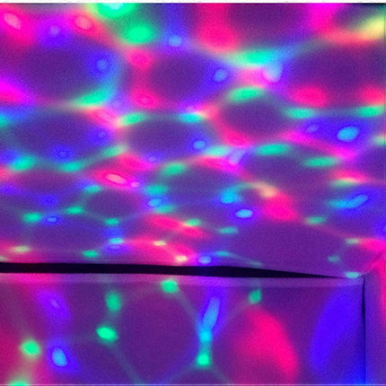 LED Rotating RGB Disco Party Light Bulb Multicolor Lamp.