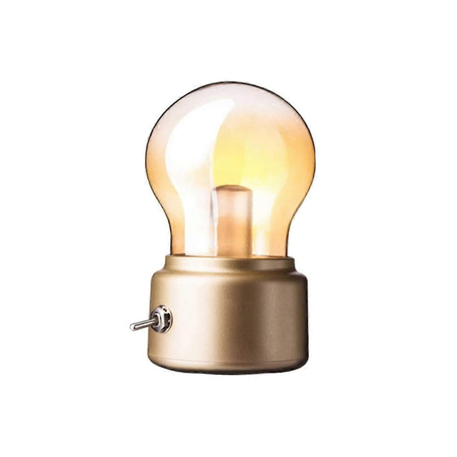 USB Rechargeable LED Light Bulb Retro Desk Night Lamp.