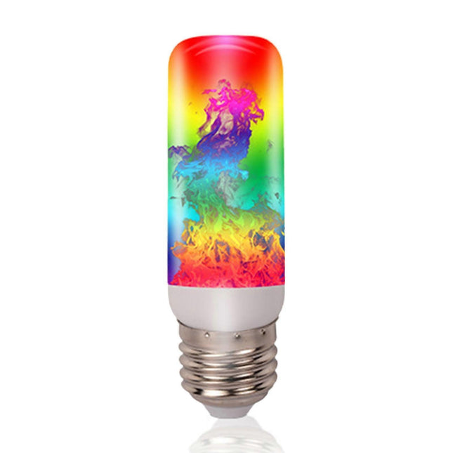 LED Flame Effect Bulb E27 4 Modes Gravity Sensor Flickering Fire Lamp.