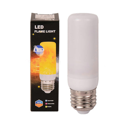 LED Flame Effect Bulb E27 4 Modes Gravity Sensor Flickering Fire Lamp.