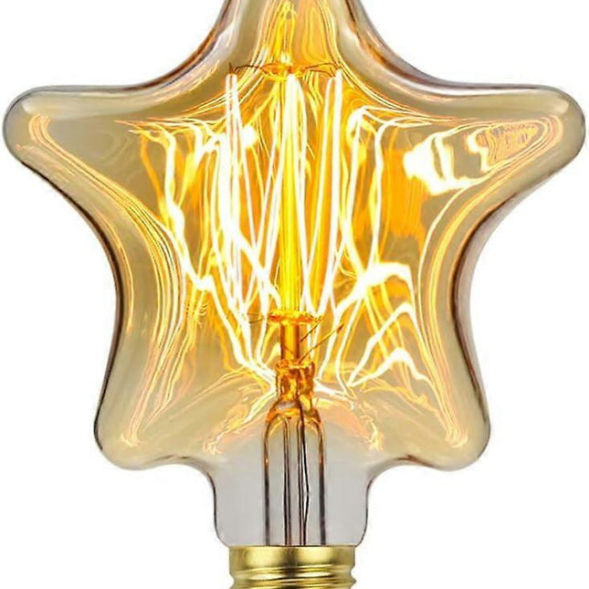 Star Shaped Vintage Edison LED Decorative Art Bulb.