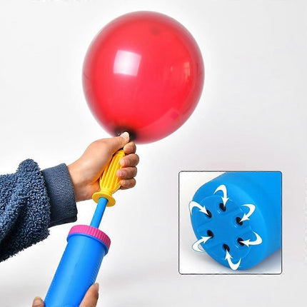 2pcs Manual Balloon Pump Hand Air Pump for Birthday Wedding Balloons.