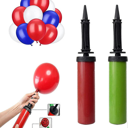 2pcs Balloon Pump Manual Air Pump Random Color for Party Birthday Wedding.
