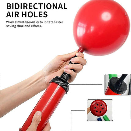 2pcs Balloon Pump Manual Air Pump Random Color for Party Birthday Wedding.