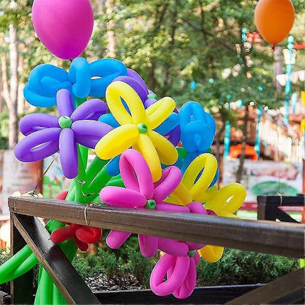 200pcs Modeling Animal Balloons with Balloon Pump for Party Decoration.