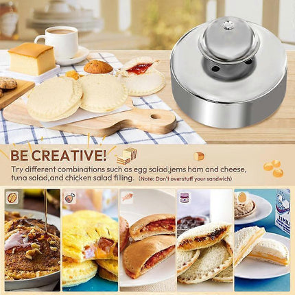Sandwich Cutter and Sealer Maker for Bread and Sandwiches.