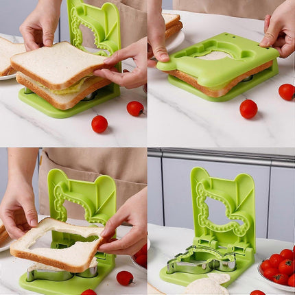 Sandwich Cutter and Sealer Tools Lunch Box Cookie Fruit Cutters.