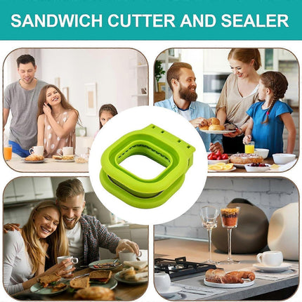 Sandwich Cutter and Sealer Crimper Bread Mould Baking Tool for Babies.