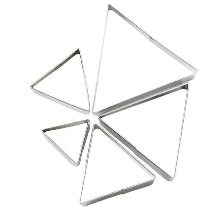 5pcs Steel Fondant Mold Baking Sandwich Cutters Cookie Cutters Set.