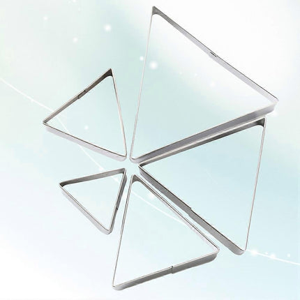5pcs Steel Fondant Mold Baking Sandwich Cutters Cookie Cutters Set.