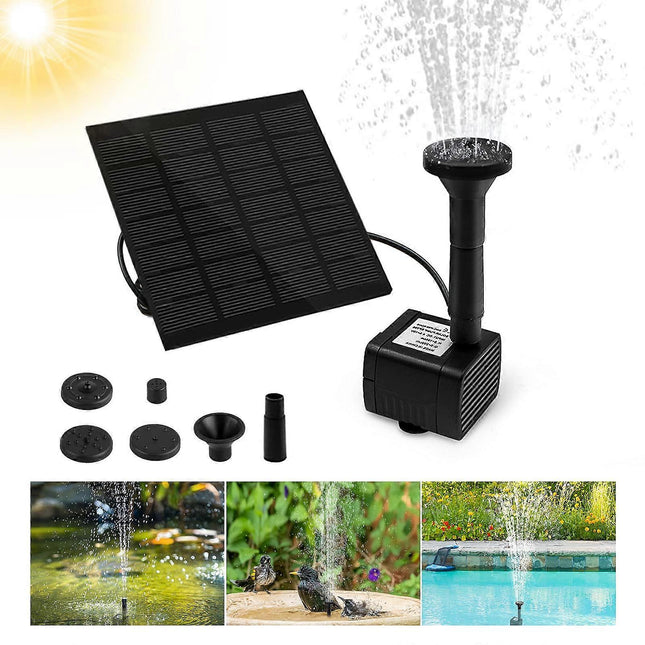 Solar Fountain 1.2W Outdoor Garden Solar Water Fountain Pump.