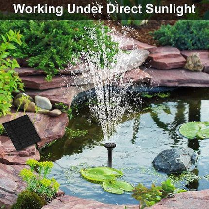 Solar Fountain 1.2W Outdoor Garden Solar Water Fountain Pump.