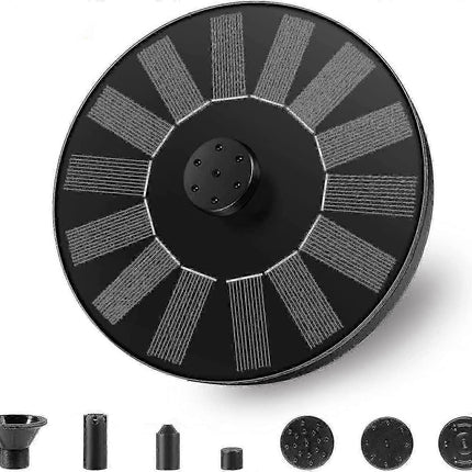 Solar Fountain Pump Solar Powered Water Pump for Garden Pond.