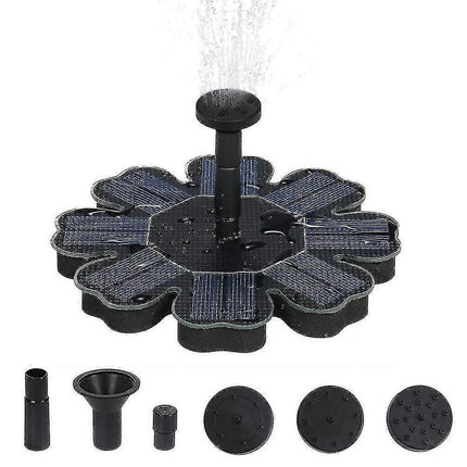 Floating Solar Fountain Pump Solar Water Pump for Bird Bath.