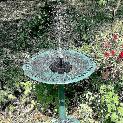 Floating Solar Fountain Pump Solar Water Pump for Bird Bath.