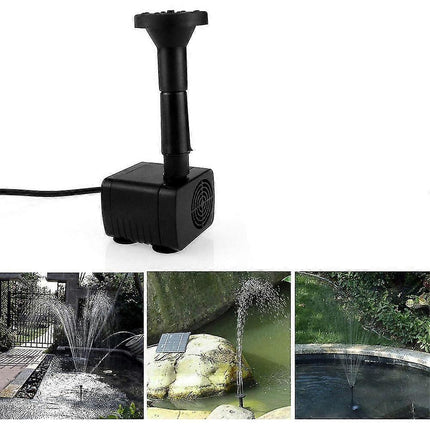 Circle Solar Fountain Pump with 6 Nozzles Water Feature.