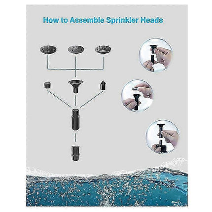 Solar Bird Bath Fountain Pump with Tubing Outdoor Water Pump.