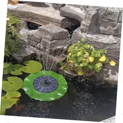Floating Solar Fountain Water Spray Garden Pond Decor.