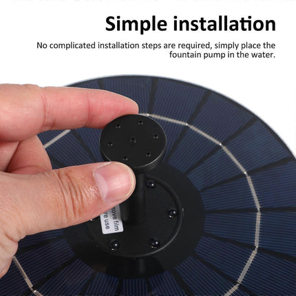 Solar Fountain Disc Pump Bird Bath Solar Water Fountain.
