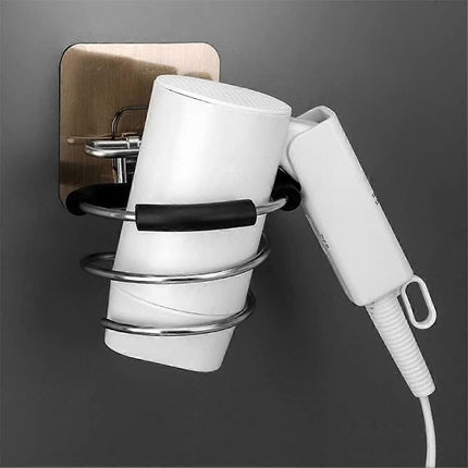 Wall Mounted Hair Dryer Holder Organizer Storage Station.