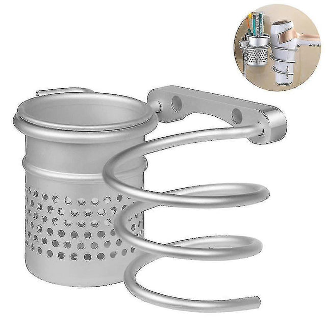 Hair Dryer Holder Wall Mount Organizer Blow Dryer Rack.