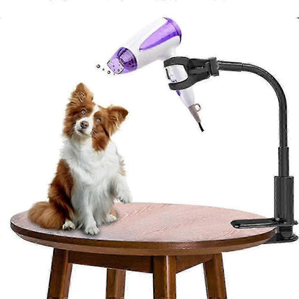 Pet Hair Dryer Stand Dog Grooming Holder Adjustable Bracket.