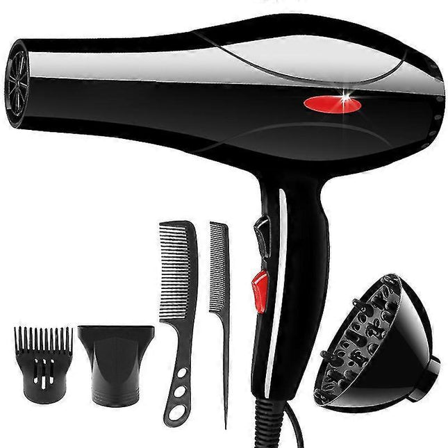 Household Hair Dryer Hot & Cold Thermostatic Black Set.