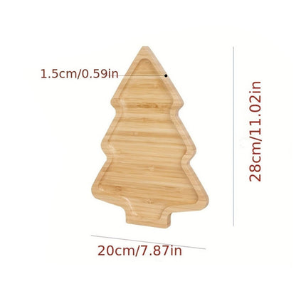 Xmas Tree Wooden Tray for Christmas Tree.