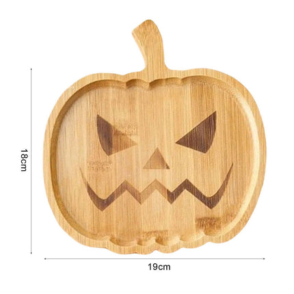 Halloween Pumpkin Storage Plate Home Decor.