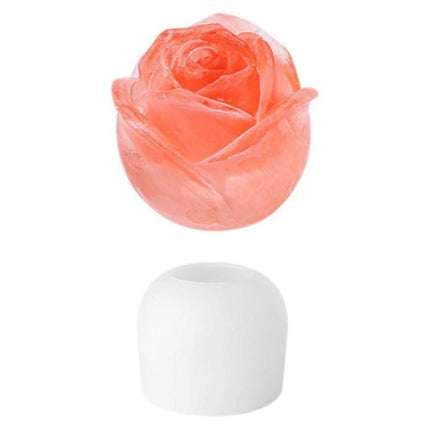 Rose Flower Ice Tray Bear Mold Silicone Ice Maker for Coffee Tea Wine Cola.