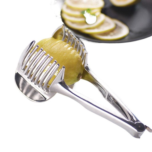 Fruit Slicer Stainless Steel Vegetable Cutter-Silver.