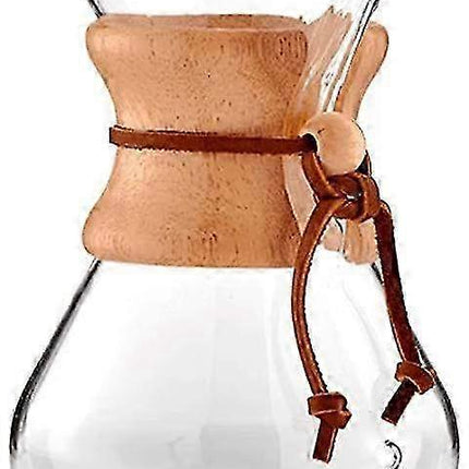 400ml Pour Over Glass Coffee Maker Classic Brew Set with Elegant Packaging.