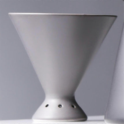 650ml Ceramic Pour Over Coffee Maker Household Drip Filter Pot Set.
